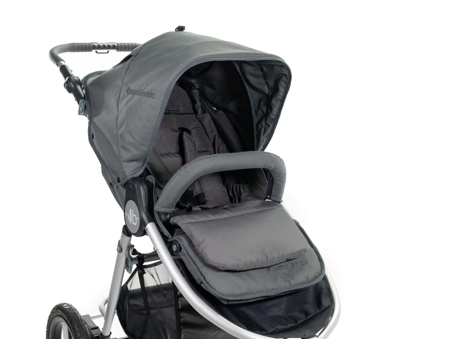 2020 Bumbleride Seat Liner in Dawn Grey On Stroller Global