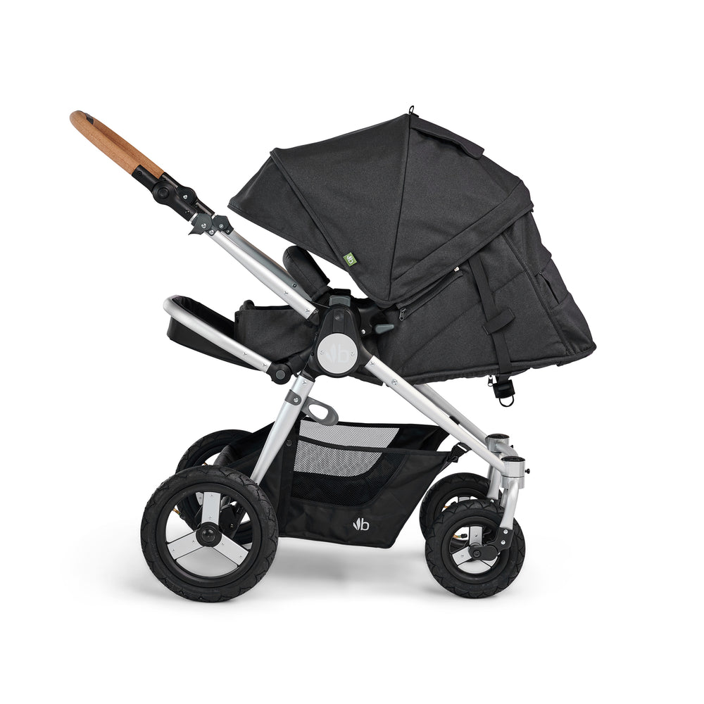 
                        
                          Bumbleride Era Reversible Stroller in Dusk - Premium Textile - Infant Mode Seat View - Collection 2022
                        
                      