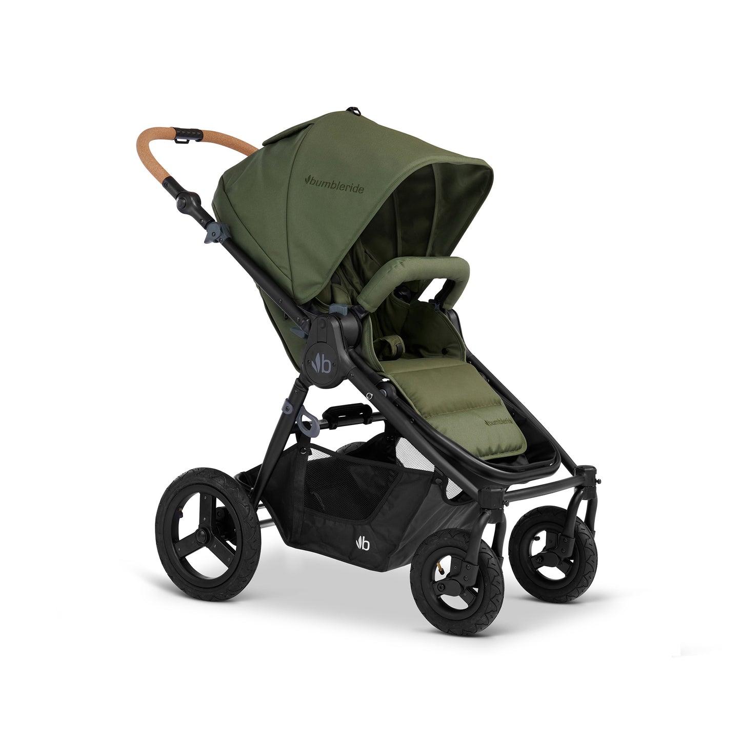 Bumbleride Era Reversible Stroller in Olive - Premium Black Frame - Collection 2022
