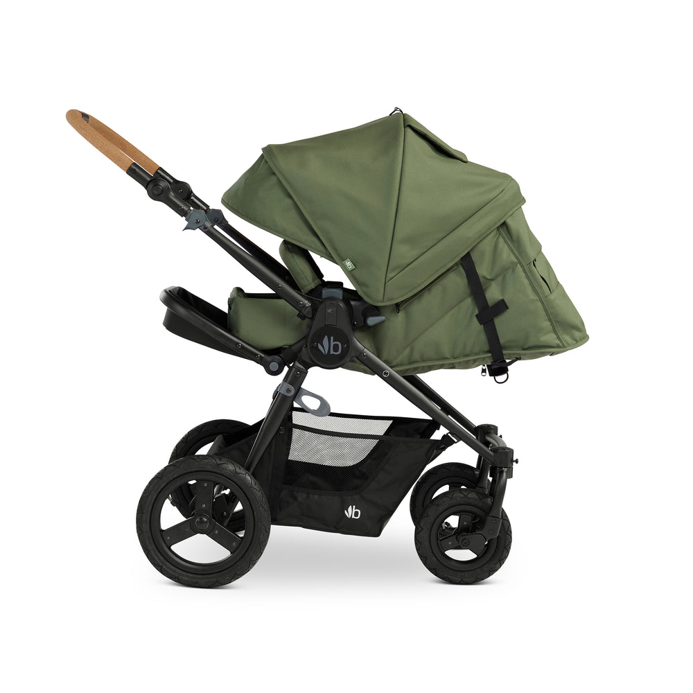 
                        
                          Bumbleride Era Reversible Stroller in Olive - Premium Black Frame - Infant Mode - Collection 2022
                        
                      