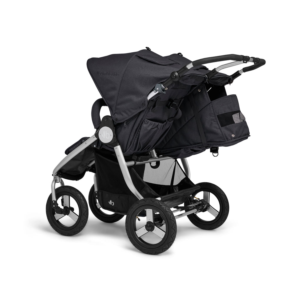 
                        
                          Bumbleride Indie Twin Stroller in Dusk - Premium Textile - Back View. Collection 2022.
                        
                      