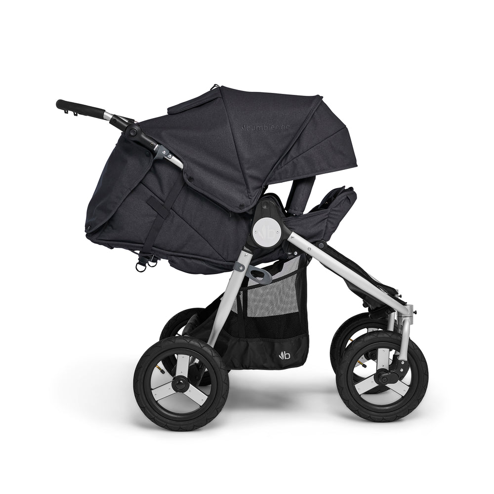 
                        
                          Bumbleride Indie Twin Stroller in Dusk - Premium Textile - Infant Mode. Collection 2022.
                        
                      