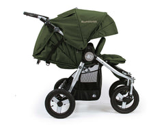 Bumbleride Indie Twin Double Stroller Camp Green Profile View Canada