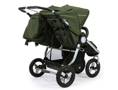 Bumbleride Indie Twin Double Stroller Camp Green Rear View Canada