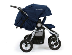 Bumbleride Indie Twin Double Stroller Maritime Blue Profile View Canada