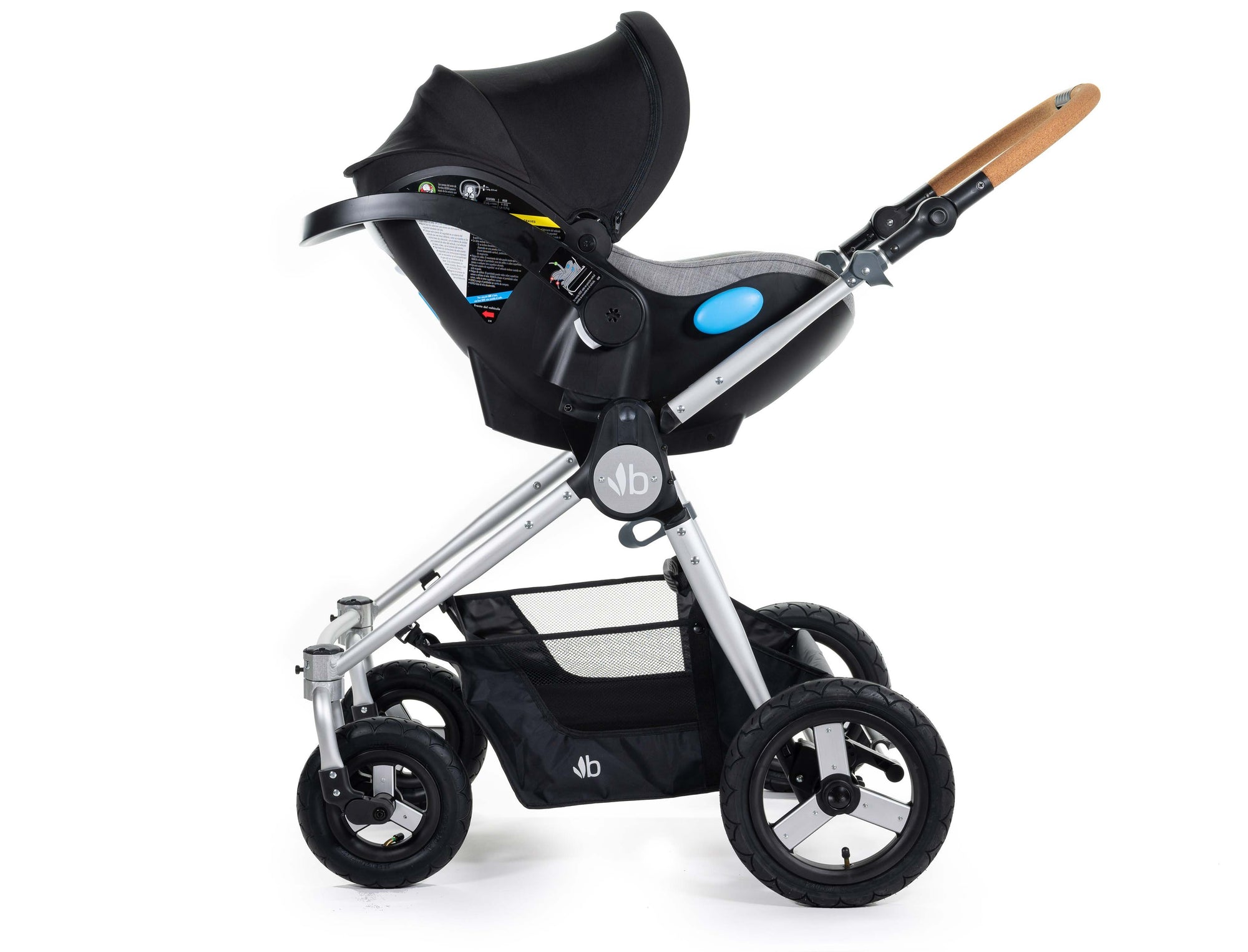 2020 Bumbleride Era City Stroller with Era Car Seat Adapter with Clek Liing Car Seat (Fabric removed, optional) - Global