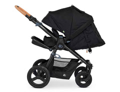 Bumbleride Era Reversible Stroller in Black - Premium Black Frame - Infant Mode Seat View - New Collection 2022