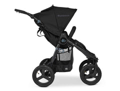 Bumbleride Indie Twin Stroller in Black - Premium Black Frame - Profile. New Collection 2022.